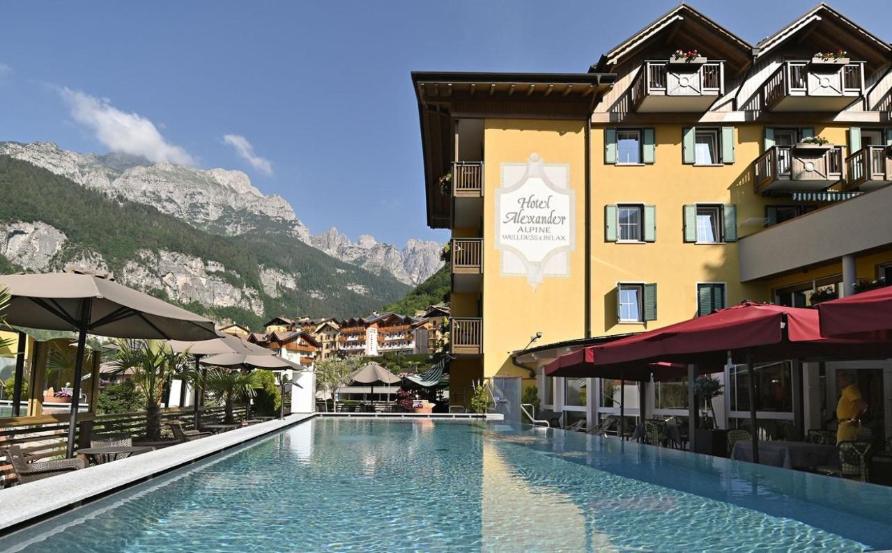 Alexander Hotel Alpine Wellness Dolomites Molveno Exterior photo
